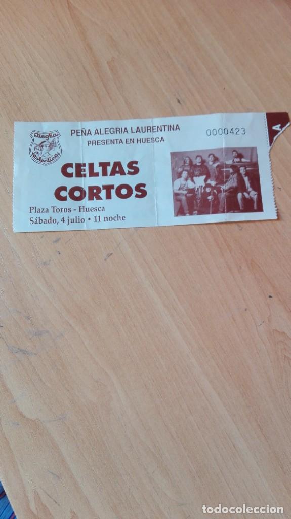 Entradas antiguas de conciertos: Entrada Celtas Cortos en Huesca - Foto 1