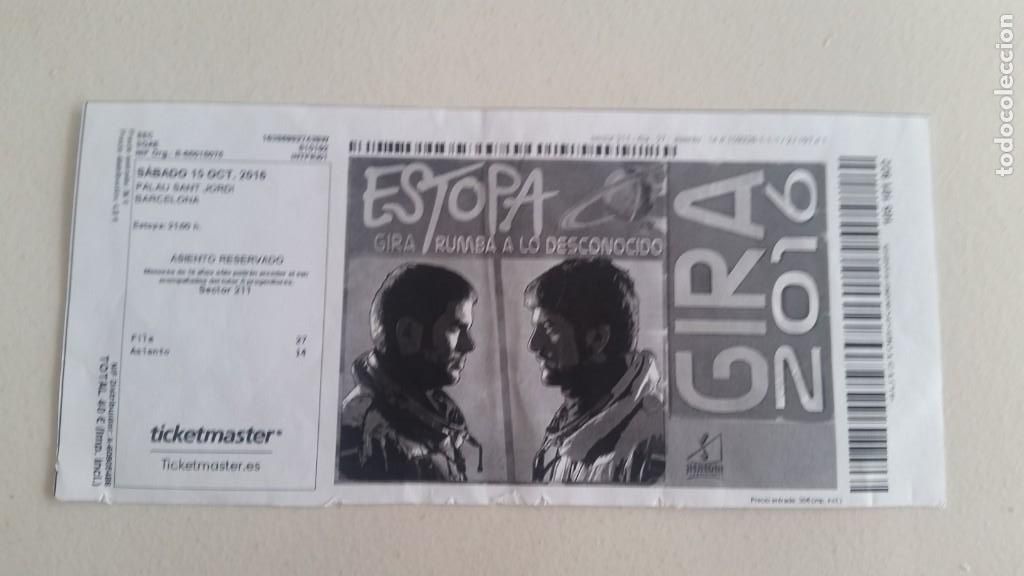 Entradas antiguas de conciertos: Entrada concierto estopa - Foto 1