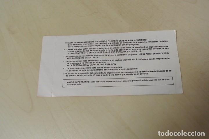 Entradas antiguas de conciertos: ENTRADA DE JOHNNY THUNDERS , IL PARAISO - Foto 2