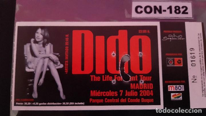 Entradas antiguas de conciertos: Concierto de &rdquo;Dido&rdquo; - Foto 1