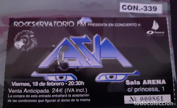 Entradas antiguas de conciertos: Concierto de &rdquo;Asia&rdquo; - Foto 1