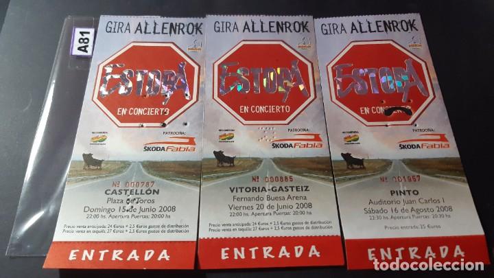 Entradas antiguas de conciertos: Concierto de &rdquo;Estopa&rdquo; - Foto 1