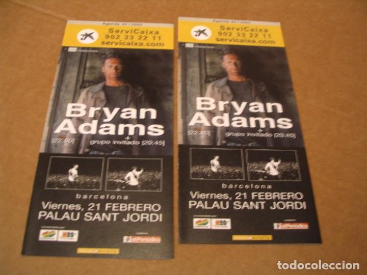 Entradas antiguas de conciertos: 2 OCTAVILLAS BRYAN ADAMS 2003 FLYER - Foto 1