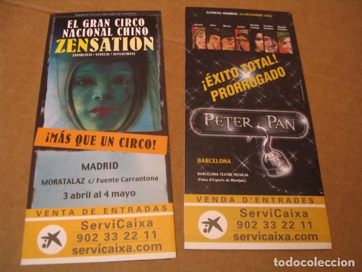 Entradas antiguas de conciertos: 2 OCTAVILLAS TOM JONES 2003 FLYER - Foto 2