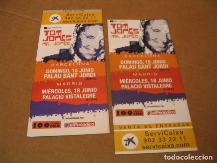 Entradas antiguas de conciertos: 2 OCTAVILLAS TOM JONES 2003 FLYER - Foto 1