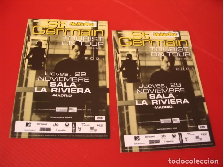 Entradas antiguas de conciertos: ST GERMAIN 2 OCTAVILLAS FLYER MADRID 2001 - Foto 1