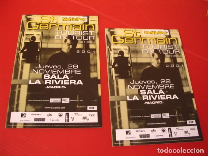 Entradas antiguas de conciertos: ST GERMAIN 2 OCTAVILLAS FLYER MADRID 2001 - Foto 1