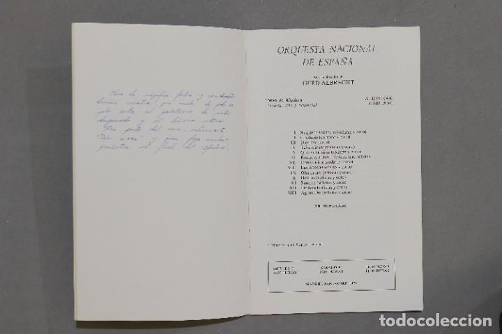 Entradas antiguas de conciertos: PROGRAMA. TEATRO REAL. ORQUESTA NACIONAL. ALDAVE. MOZART - Foto 2