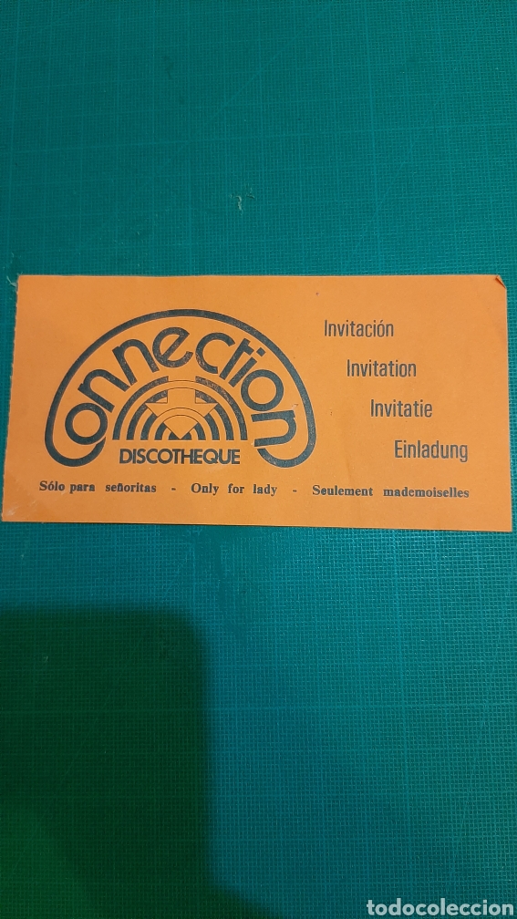 Entradas antiguas de conciertos: ENTRADA DISCOTECA CONNECTION - Foto 1