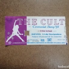 Entradas Antiguas de Conciertos: THE CULT - ENTRADA CONCIERTO BARCELONA 1991