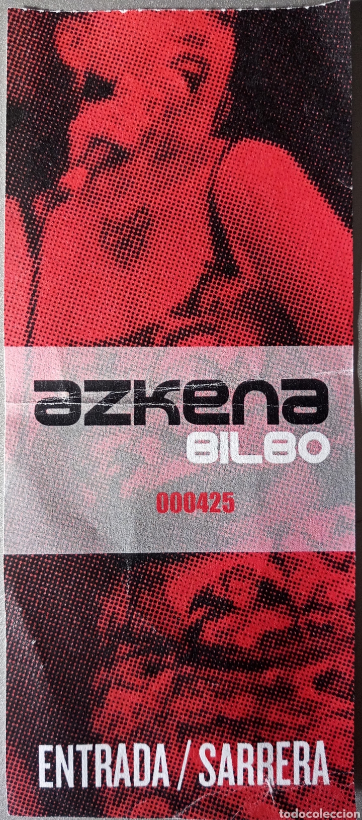 Entradas antiguas de conciertos: ENTRADA DEL AZKENA DE BILBAO - Foto 1