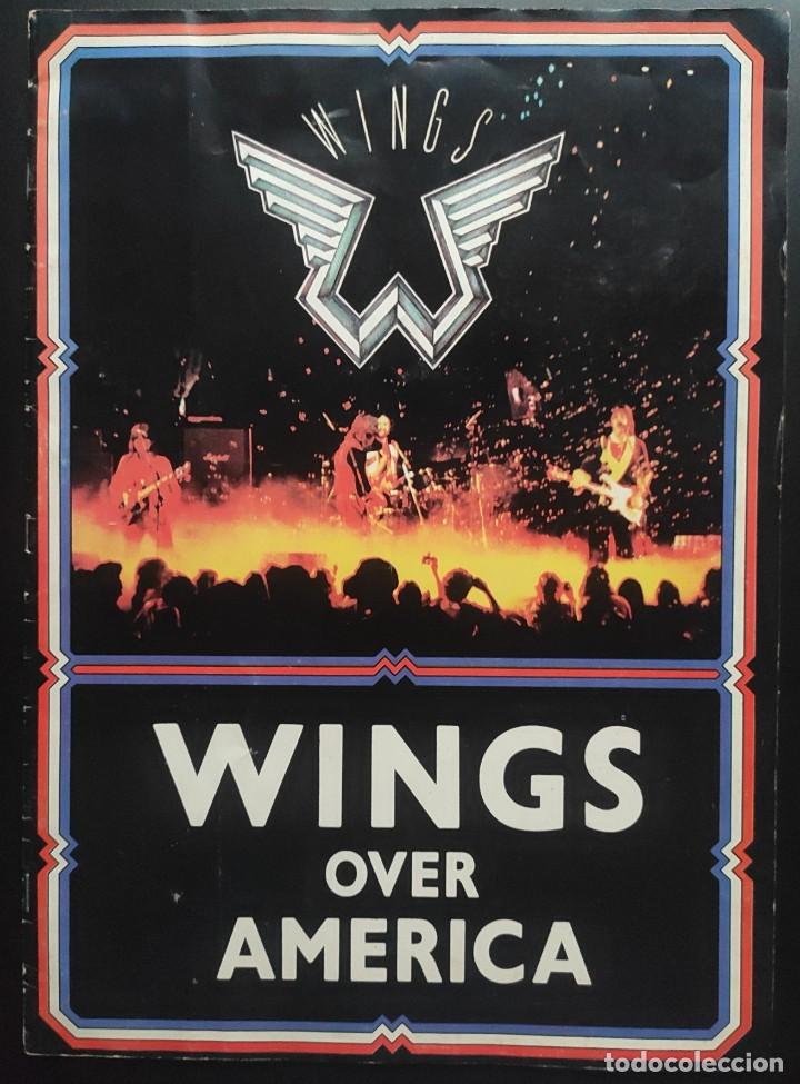Entradas antiguas de conciertos: Programa Conciertos Wings - Paul McCartney -1975/76 - Beatles - Foto 1