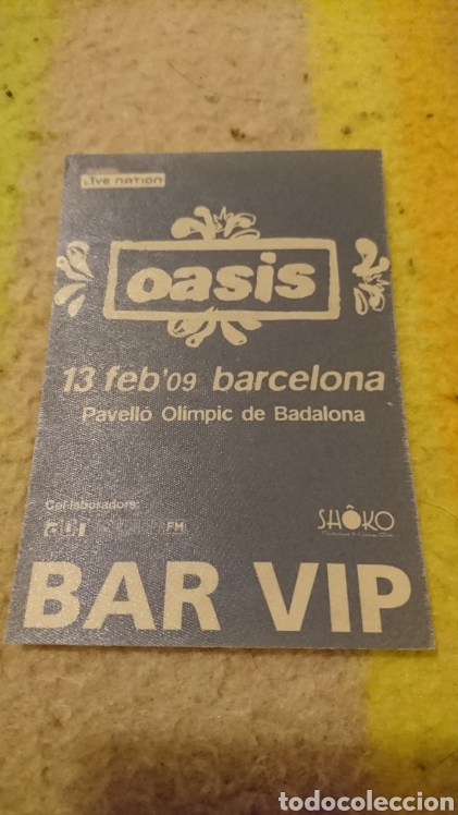 Entradas antiguas de conciertos: Oasis - Foto 1