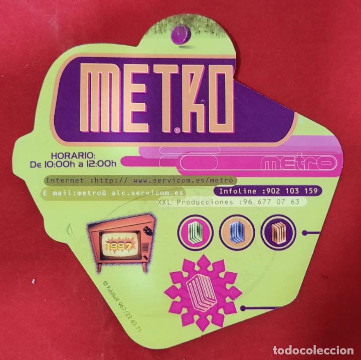 Entradas antiguas de conciertos: FLYER DISCOTECA METRO - Foto 2