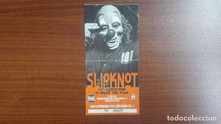 Entradas antiguas de conciertos: Entrada concierto SLIPKNOT - Foto 1