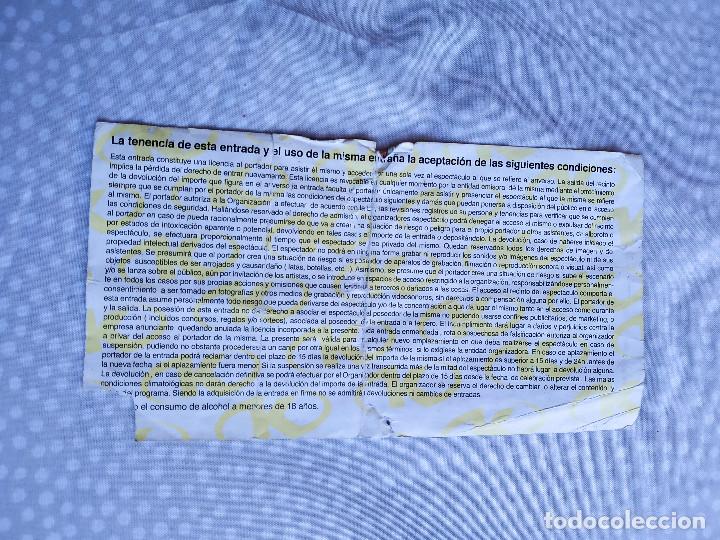 Entradas antiguas de conciertos: FLYER ENTRADA DISCOTECA FABRIK MADRID. CODE 100 + QUE TECHNO PAUL KALKBRENNER - Foto 2