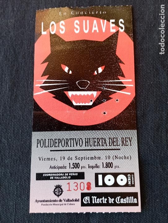 Entradas antiguas de conciertos: LOS SUAVES.VALLADOLID. - Foto 1