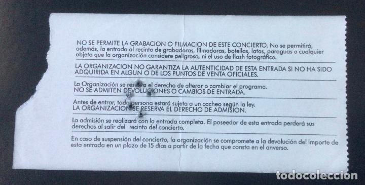 Entradas antiguas de conciertos: Fuzztones. Barcelona 1991. - Foto 2
