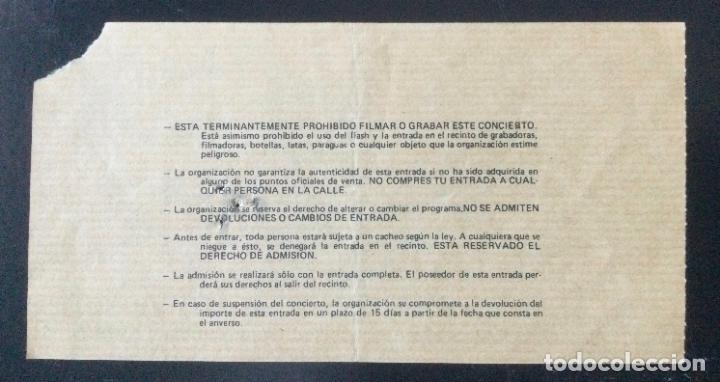 Entradas antiguas de conciertos: The James Taylor Quartet. Barcelona - Foto 2