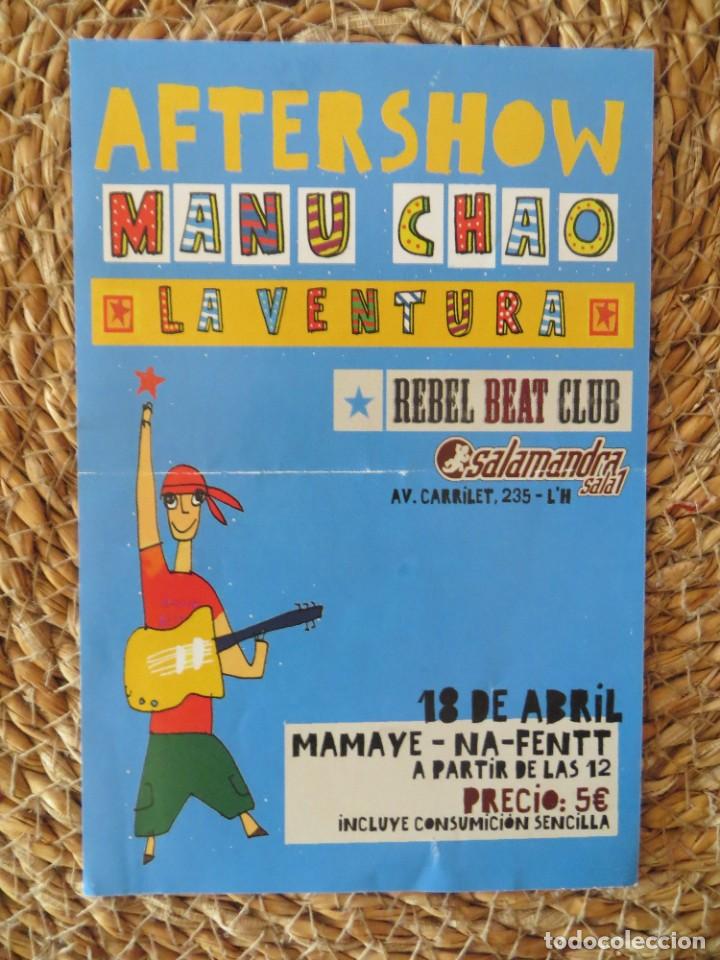 Entradas antiguas de conciertos: MANU CHAO: FLYER CONCIERTO 2013 - Foto 1