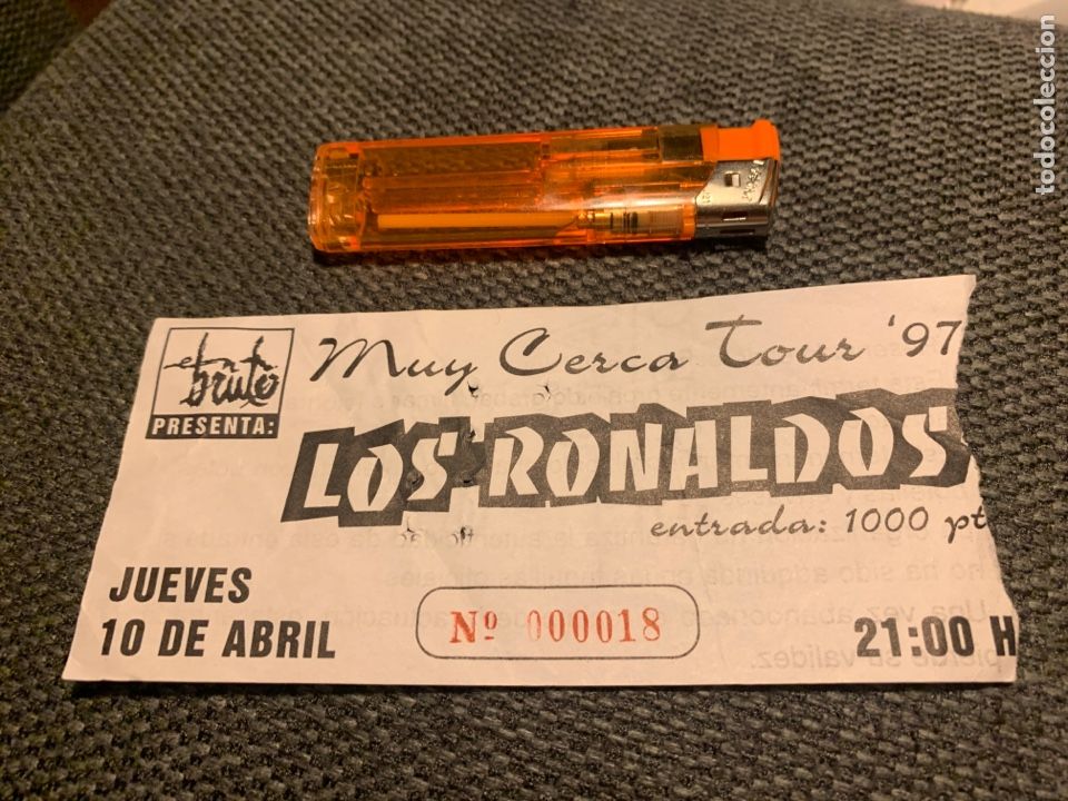 Entradas antiguas de conciertos: Entrada concierto los ronaldos - Foto 1