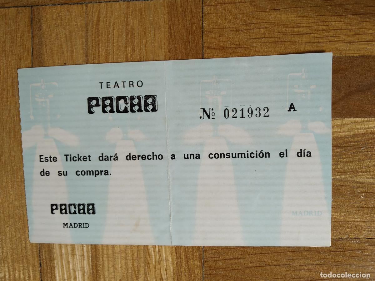 flyer entrada discoteca teatro pacha ticket con - Compra venta en  todocoleccion