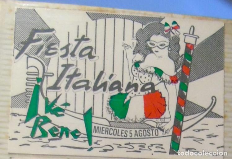 Entradas antiguas de conciertos: VE BENE DISCOTECA ALICANTE&Ntilde;OS 80 - Foto 1