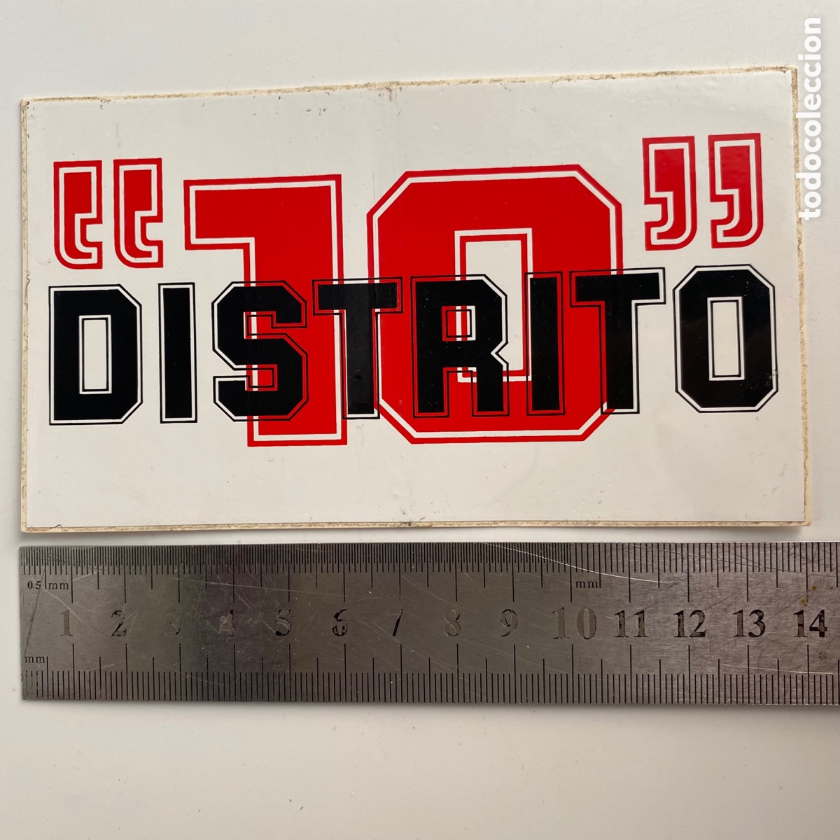 pegatina entrada invitacion discoteca distrito - Compra venta en ...