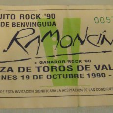 Biglietti di Concerti: ENTRADA RAMONCIN PLAZA DE TOROS DE VALENCIA 1990