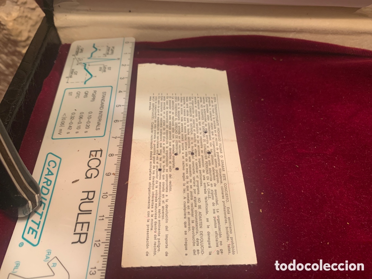 Entradas antiguas de conciertos: entrada ticket the cure zaragoza - Foto 2