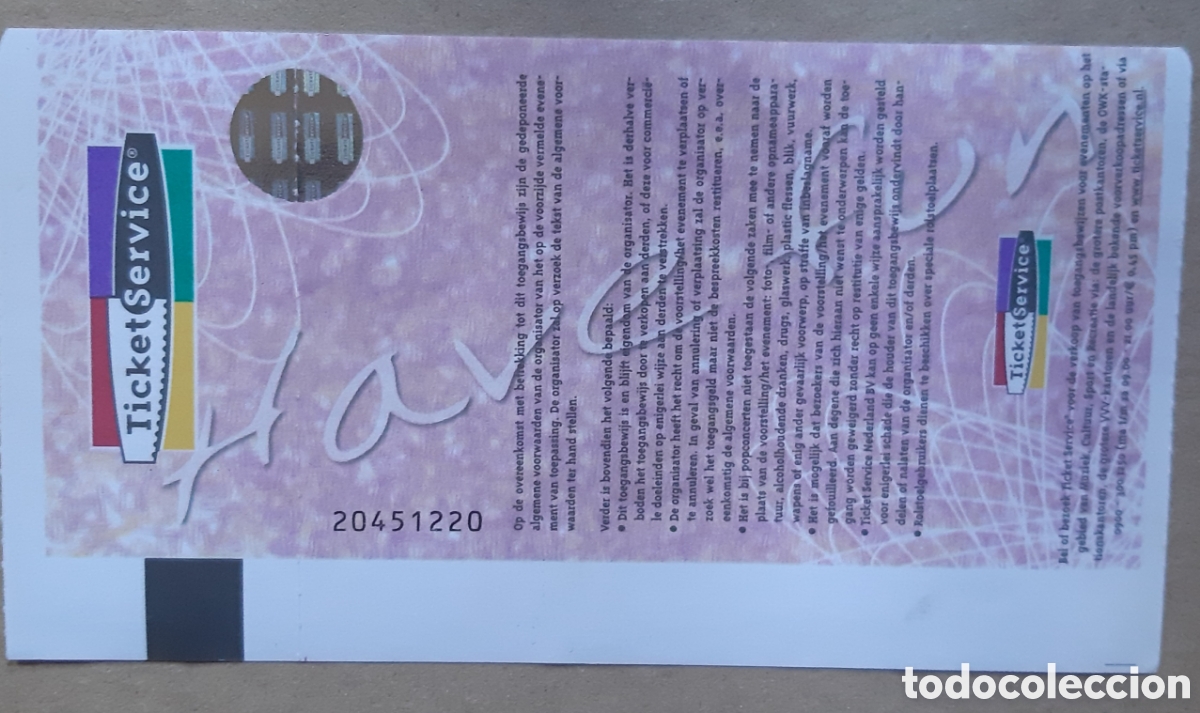Entradas antiguas de conciertos: Lou Reed entrada 2007 - Foto 2