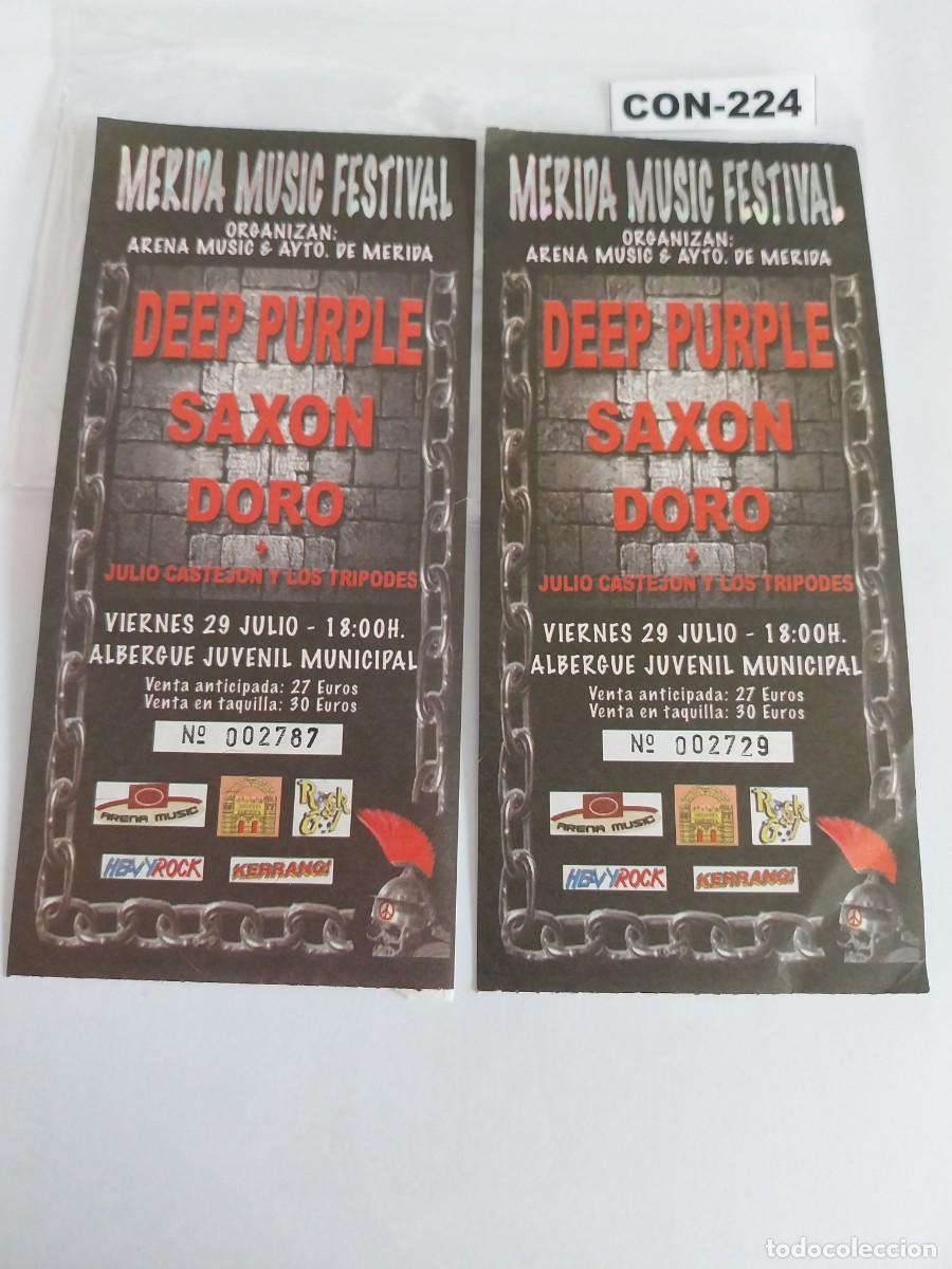 Entradas antiguas de conciertos: Deep Purple y otros. - Foto 1