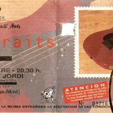 Entradas Antiguas de Conciertos: ENTRADA DIRE STRAITS EN EL PALAU SANT JORDI - VIERNES 2 DE OCTUBRE DE 1992