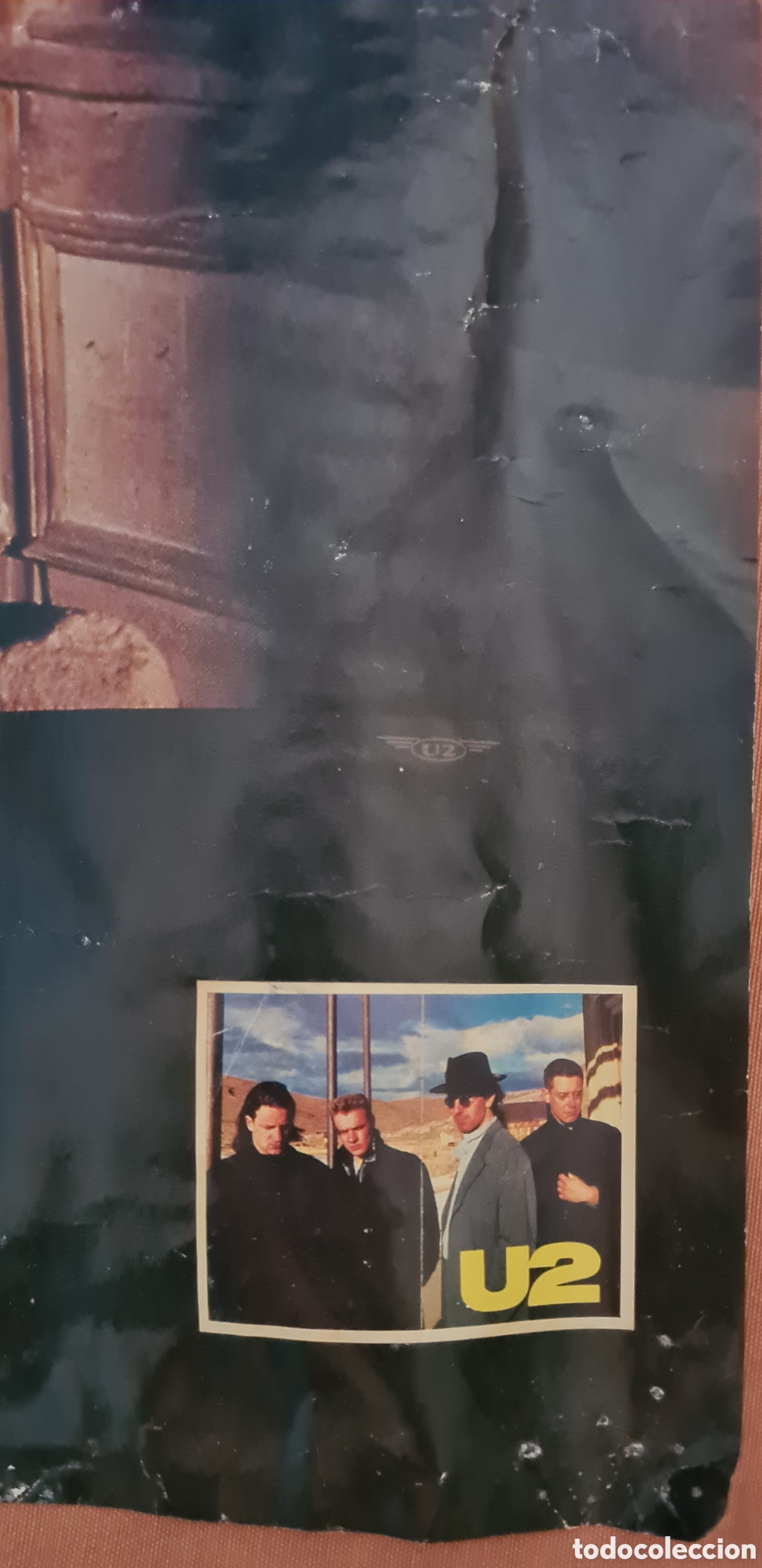 Entradas antiguas de conciertos: Enorme y antiguo p&oacute;ster de U2. - Foto 4