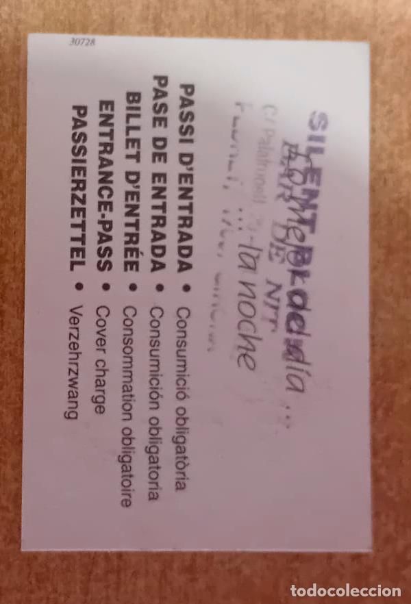 Entradas antiguas de conciertos: entrada Pacha mallorca a&ntilde;o 1993 - Foto 2