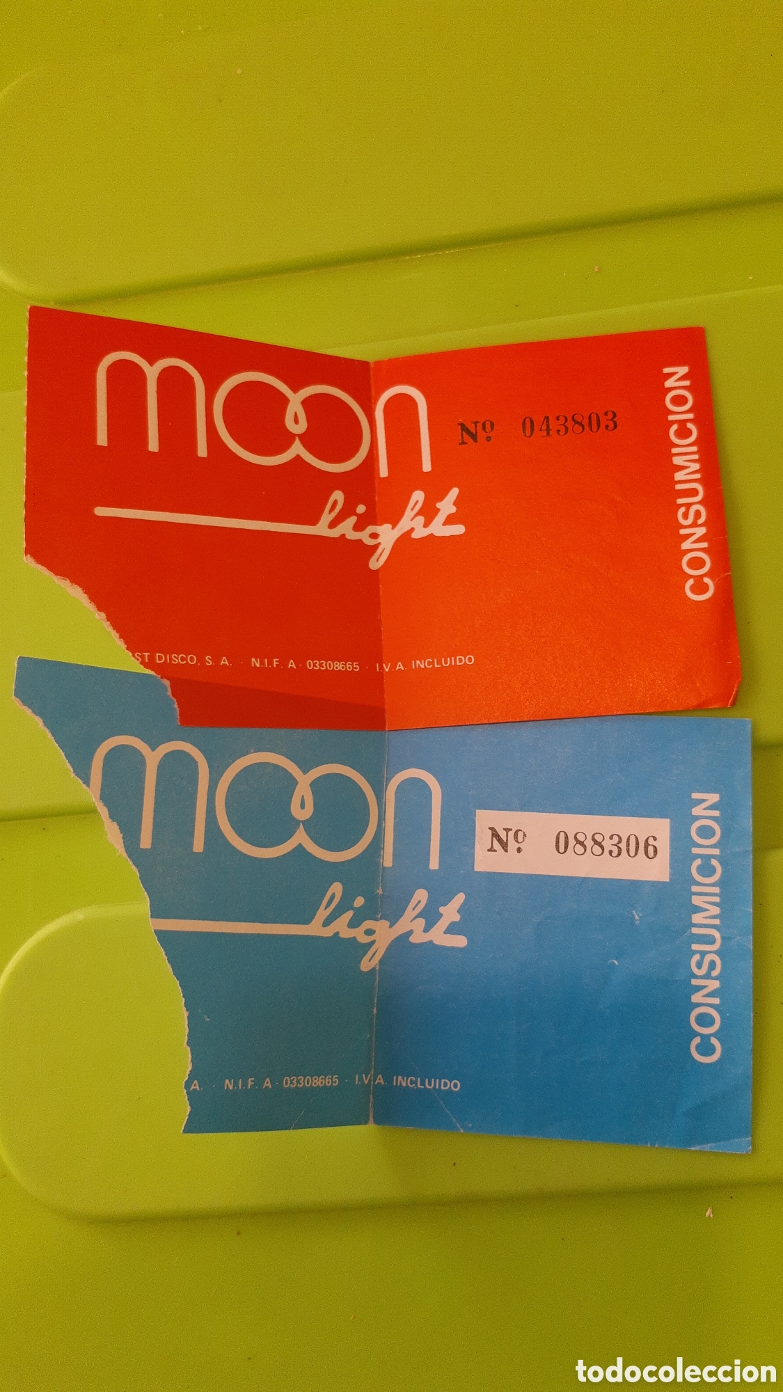 Entradas antiguas de conciertos: Entradas discoteca Moon light Alcoy - Foto 1