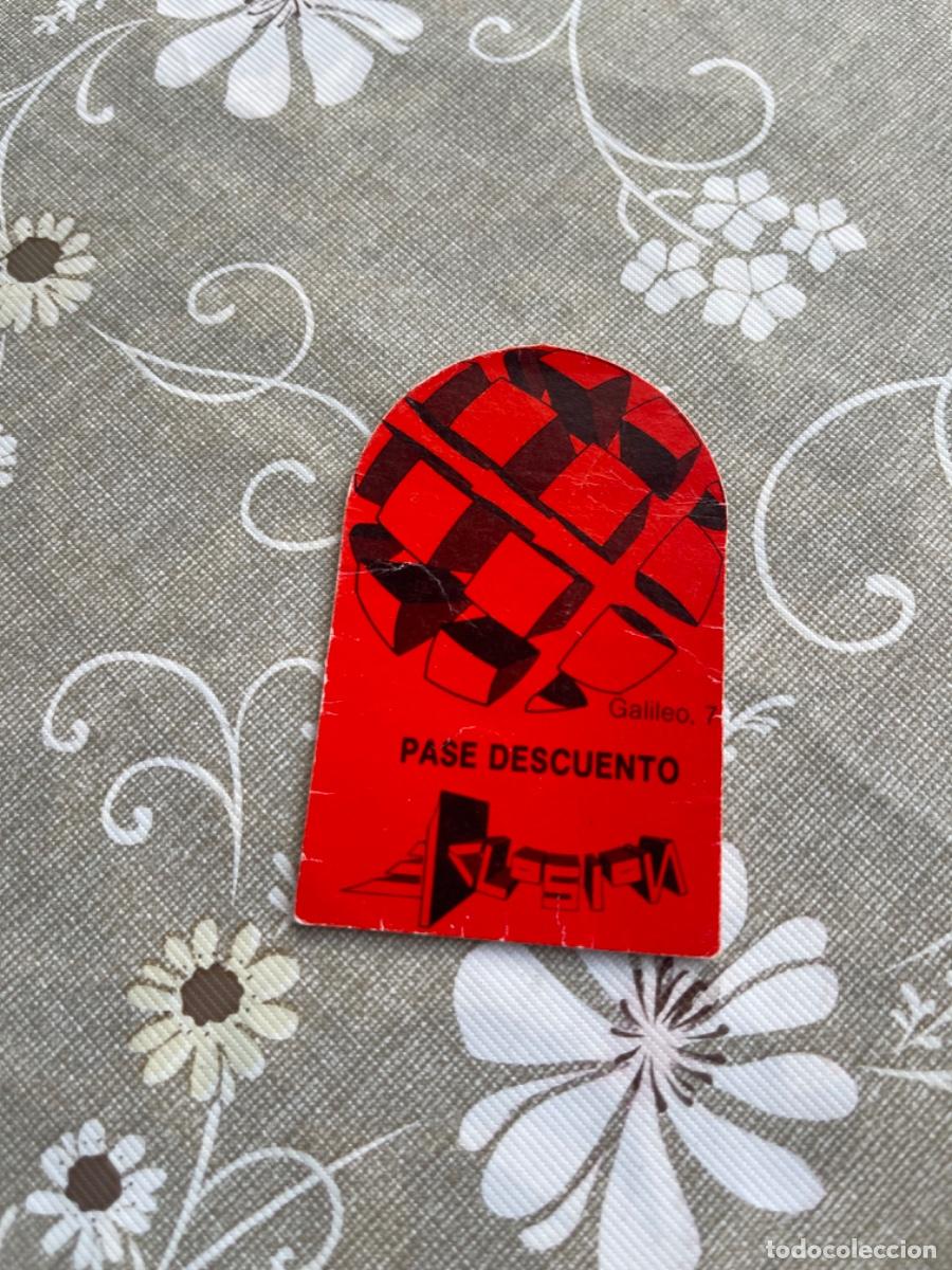 Entradas antiguas de conciertos: Discoteca ECLOSION. Pase Descuento. Rojo - Foto 1