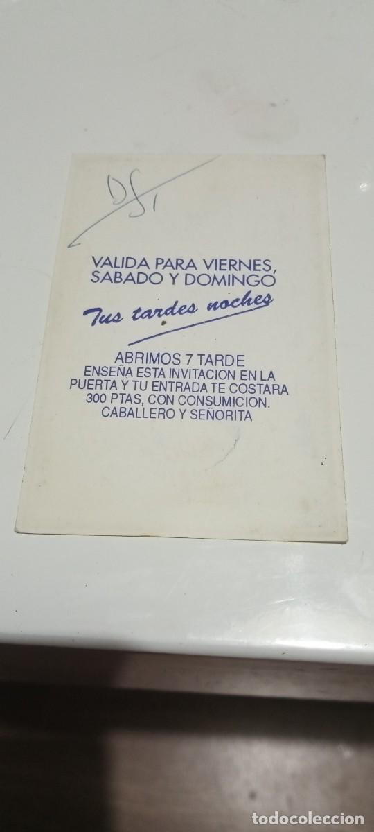 Entradas antiguas de conciertos: Desnivel Discoteca Invitaci&oacute;n Flyer. - Foto 2