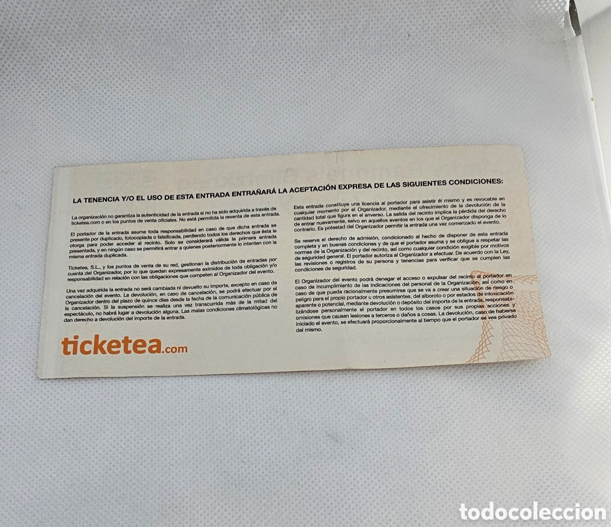 Entradas antiguas de conciertos: Entrada Marky Ramone y Attaque 77 2014 - Foto 2