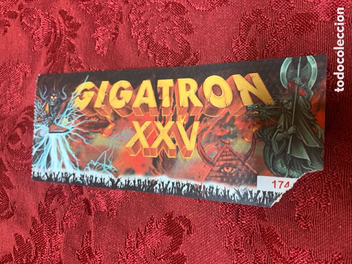 Entradas antiguas de conciertos: Entrada GIGATRON XXV - Foto 1