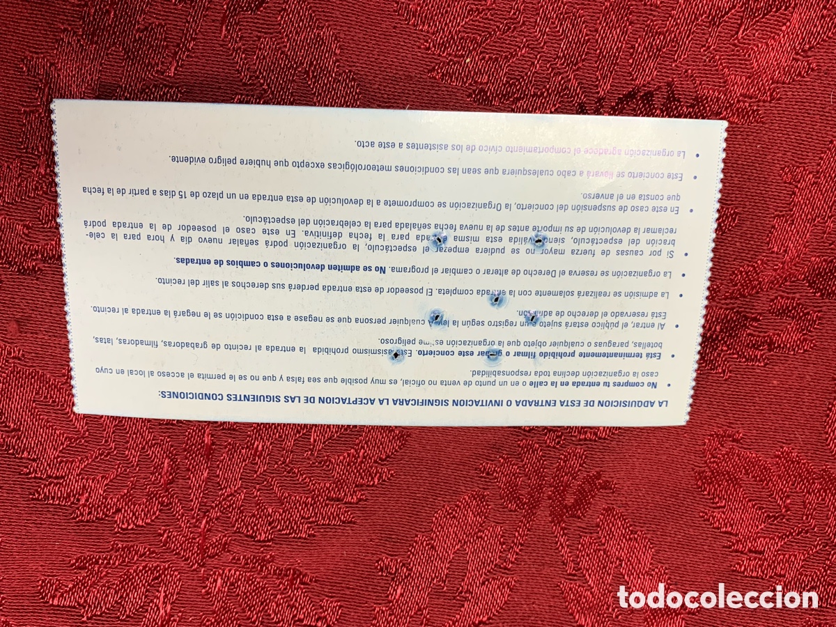 Entradas antiguas de conciertos: Entrada ANKHARA TOUR 2001 - Foto 2