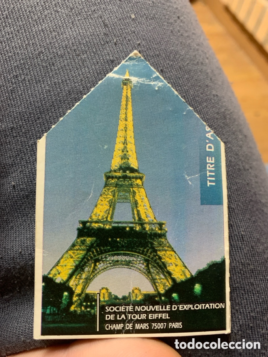 Entradas antiguas de conciertos: Entrada TORRE EIFFEL 1995 - Foto 1