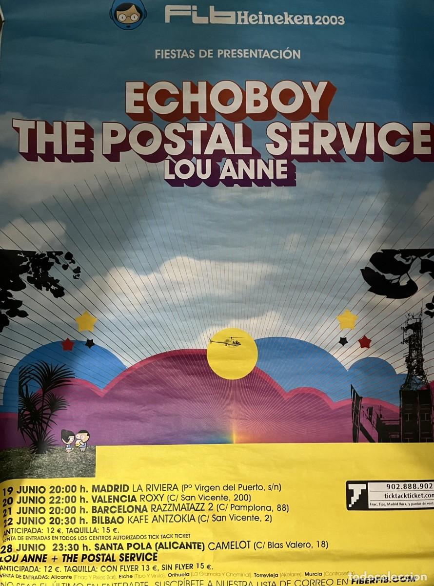 Entradas antiguas de conciertos: ECHOBOY GIRA ESPA&Ntilde;A JUNIO 2003 - Foto 1