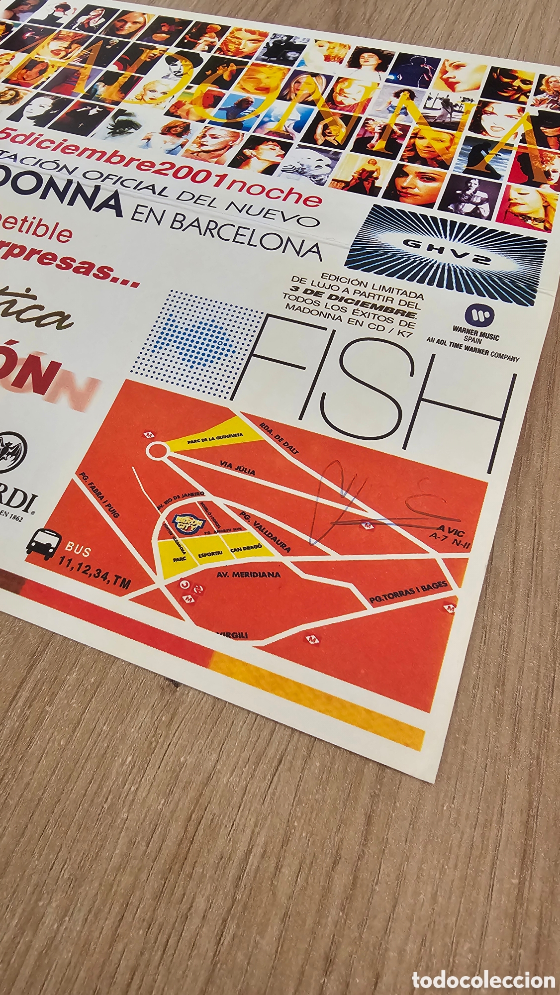 Entradas antiguas de conciertos: Invitaci&oacute;n presentaci&oacute;n disco &rdquo;Madonna&rdquo; - Foto 7