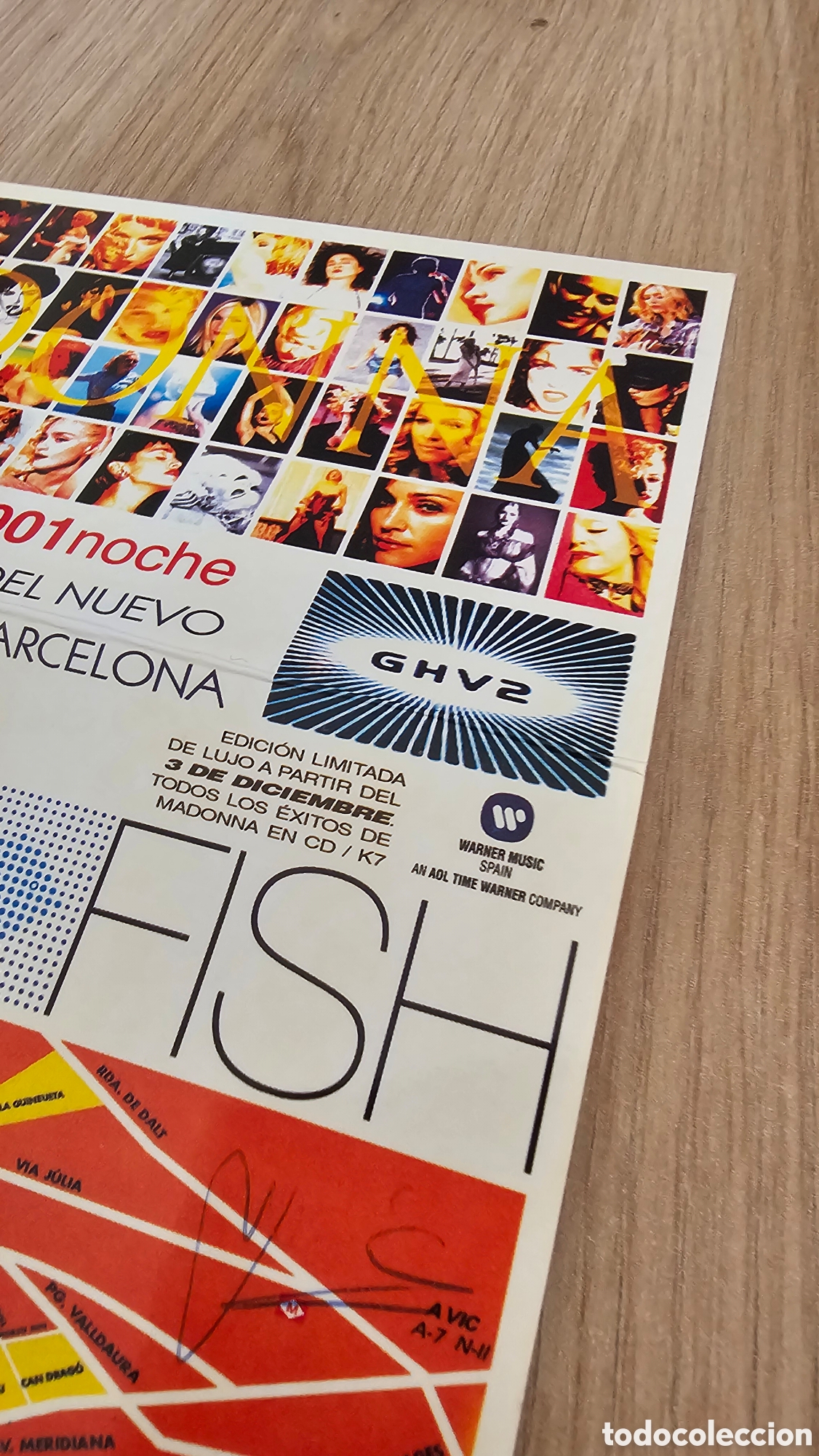 Entradas antiguas de conciertos: Invitaci&oacute;n presentaci&oacute;n disco &rdquo;Madonna&rdquo; - Foto 8