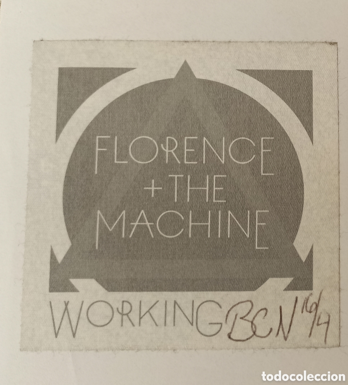 Entradas antiguas de conciertos: Florence & The Machine Pase Backstage 2010 - Foto 1