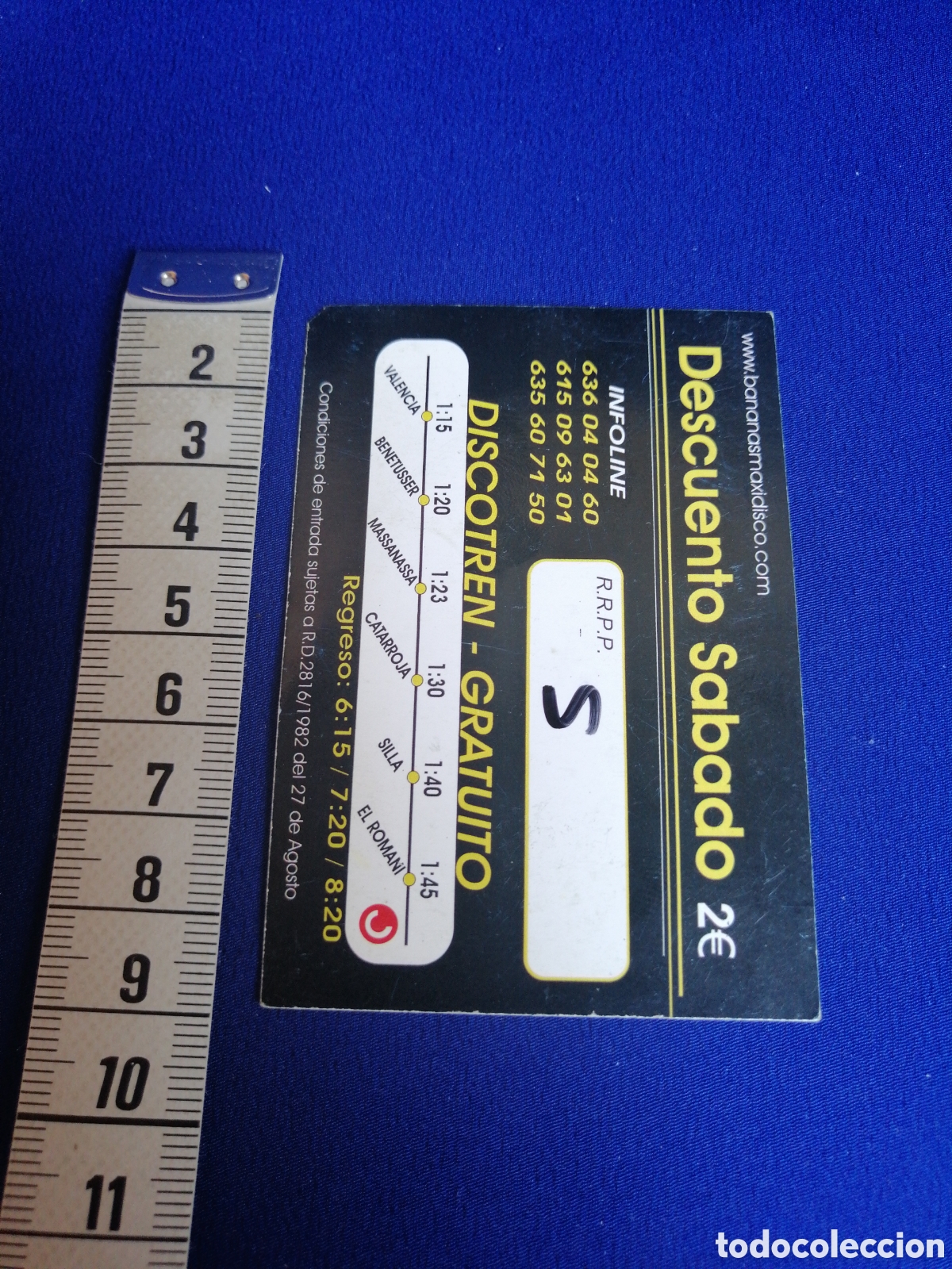 Entradas antiguas de conciertos: BANANAS MAXI DISCO FLYER - Foto 2