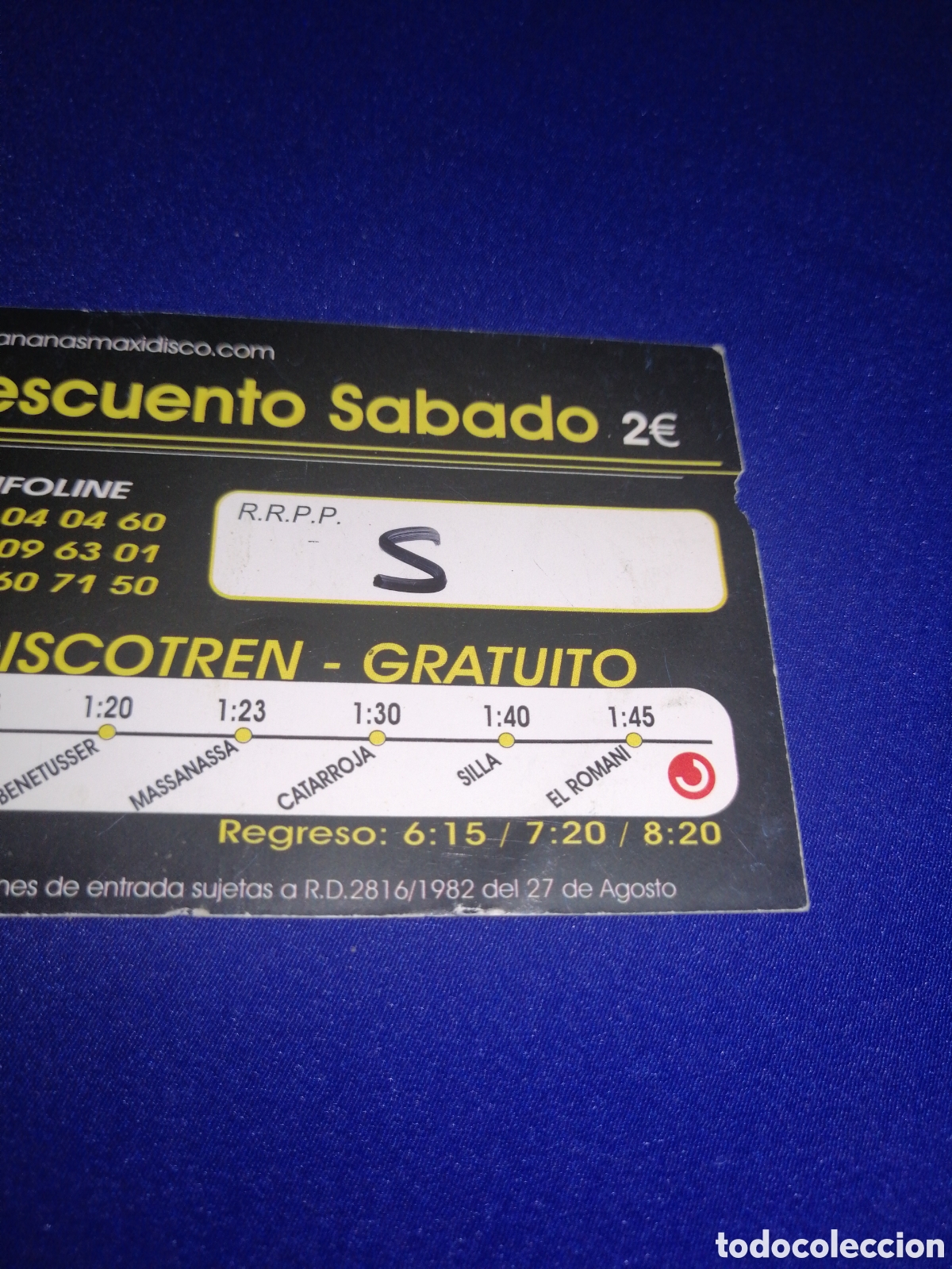 Entradas antiguas de conciertos: DISCOTECA BANANAS MAXI DISCO FLYER - Foto 3