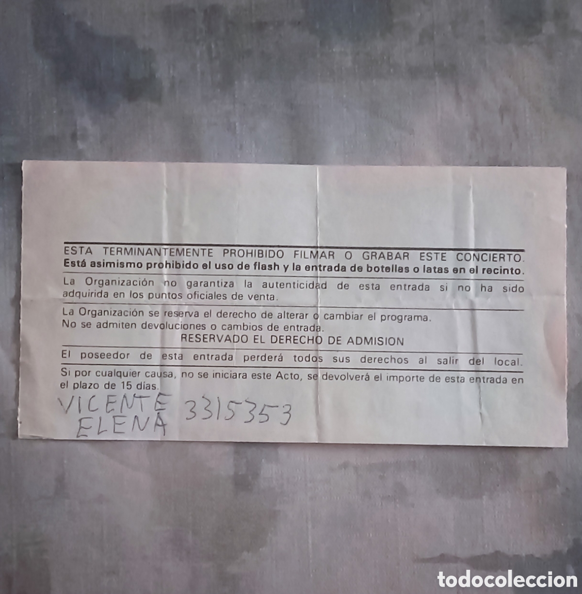 Entradas antiguas de conciertos: Entrada de La Polla Records y Decibelios - Foto 2