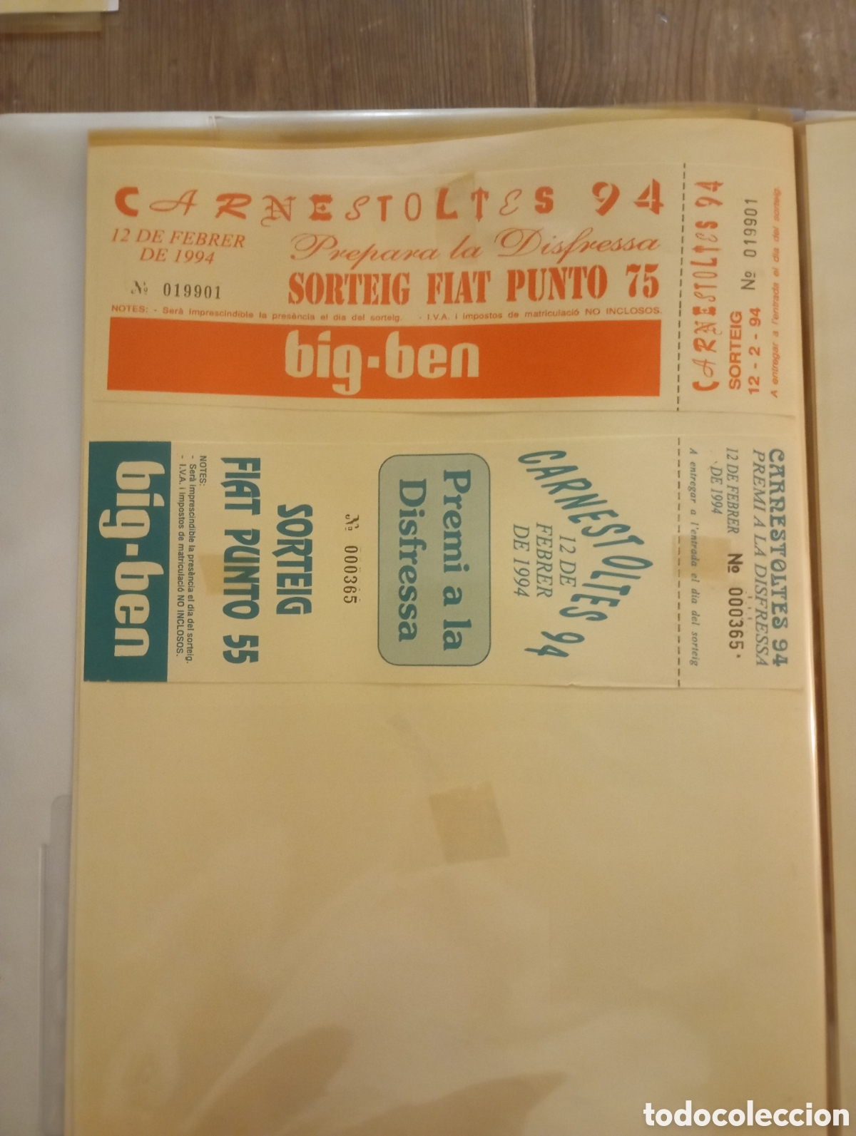 Entradas antiguas de conciertos: Bigben entradas antiguas - Foto 5